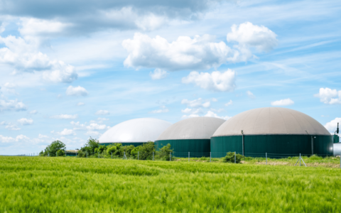 Planta de Biogás en zona rural.